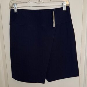 Elegant Black Wrap Skirt